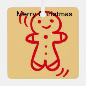 Kinderkünstlerische Arbeit zu Weihnachten Ornament Aus Metall (Vorderseite)