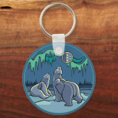 Kinderkünstlerische Schlüsselkette Polar Bären Art Schlüsselanhänger (Vorderseite)