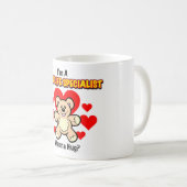 Kinderleben-Spezialistteddy-Bärn-Tasse Kaffeetasse (VorderseiteRechts)