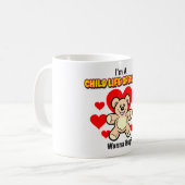 Kinderleben-Spezialistteddy-Bärn-Tasse Kaffeetasse (Vorderseite Links)