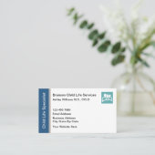 Kinderlebensspezialist - Moderne Visitenkarten Visitenkarte (Stehend Vorderseite)