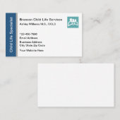 Kinderlebensspezialist - Moderne Visitenkarten Visitenkarte (Vorne/Hinten)