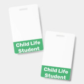 Kinderlebensstudent Ausweis (Front & Back)