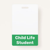 Kinderlebensstudent Ausweis (Rückseite)