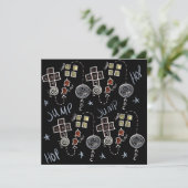 Kinderlehrer Spaß Recess Playground Chalkboard (Stehend Vorderseite)