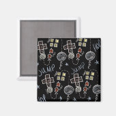 Kinderlehrer Spaß Recess Playground Chalkboard Magnet (Vorderseite/Rückseite)