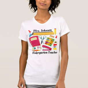 Kinderlehrerschulen versorgt weiblichen T - Shirt