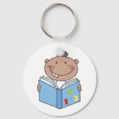 Kinderlesen eines Mathematikbuchs Schlüsselanhänger (Vorderseite)