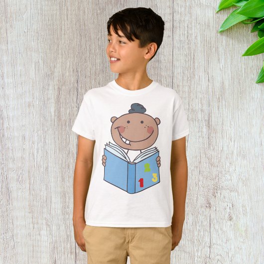 Kinderlesen eines Mathematikbuchs T-Shirt