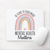 Kinderliche Gesundheitsprobleme Polka Dot Rainbow Mousepad (Mit Mouse)