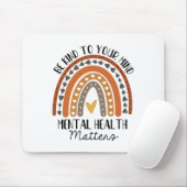Kinderliche Gesundheitsprobleme Polka Dot Rainbow Mousepad (Mit Mouse)
