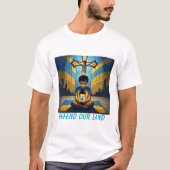 Kinderlicht Ukraine Hoffnung T - Shirt für Männer (Vorderseite)