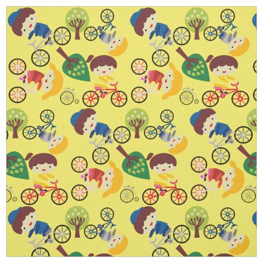 KinderLiebe fährt Gewebe rad Stoff (Muster)