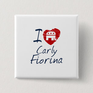 KinderLiebe Fiorina 2016 Gekritzel-Entwurf Button