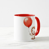 Kinderlion mit Red Balloon Tasse (VorderseiteRechts)