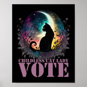 Kinderlose Cat Lady-Abstimmung Poster