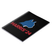 Kinderlose Cat Lady für Zitat 2024 Notizblock (Linke Seite)