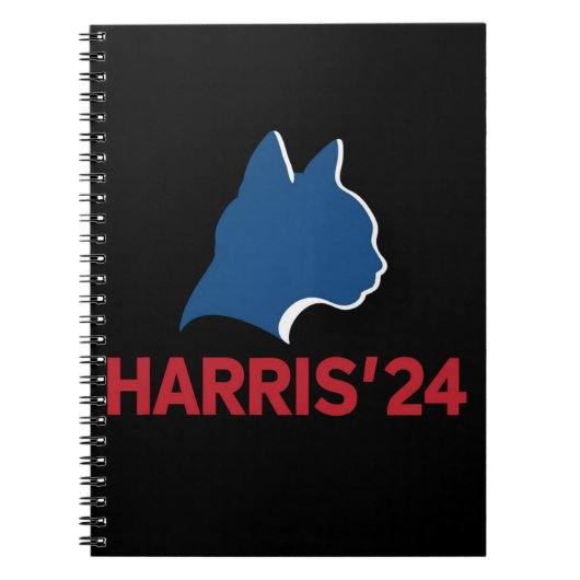 Kinderlose Cat Lady für Zitat 2024 Notizblock (Vorderseite)