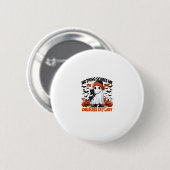 Kinderlose Cat Lady Halloween Spooky Ghost-Kostüm Button (Vorne & Hinten)