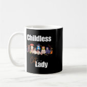 Kinderlose Cat Lady Tank Kaffeetasse (Links)
