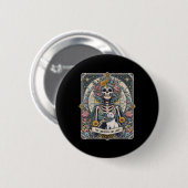 Kinderlose Cat Lady Tarot Card Button (Vorne & Hinten)