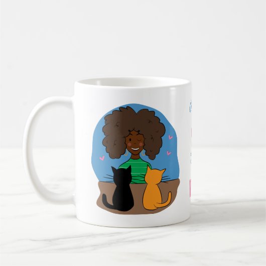 Kinderlose Cat Lady Tasse (Links)
