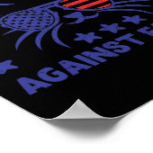 Kinderlose Cat Ladys Against Faschism Funny Cat Fe Poster (Ecke)