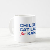 Kinderlose Cat Ladys for Harris Tasse (Vorderseite Links)