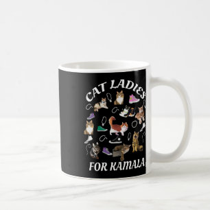 Kinderlose Cat Ladys for Kamala Harris 2024 Electi Kaffeetasse