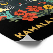 Kinderlose Cat Ladys for Kamala Harris 2024 Electi Poster (Ecke)