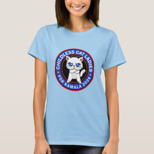 Kinderlose Cat Ladys für Kamala-Demokraten USA 202 T-Shirt