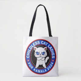 Kinderlose Cat Ladys für Kamala-Demokraten USA 202 Tasche