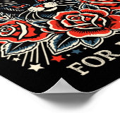 Kinderlose Cat Ladys für Kamala Harris Poster (Ecke)