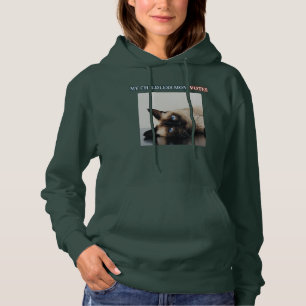 Kinderlose Cat Ladys Pro Democracy Hoodie