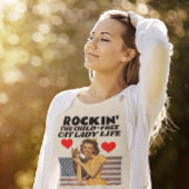 Kinderlose Cat Ladys T - Shirt