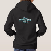 Kinderlose Cat Ladys wählen auch! Harris Walz 2024 Hoodie (Rückseite)
