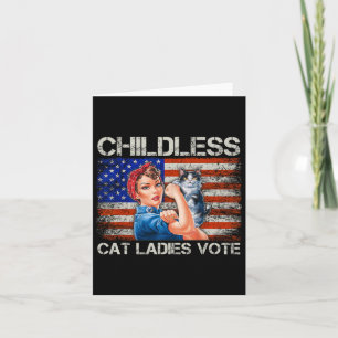 Kinderlose Cat Ladys wählen Rosie The Riveter Elec Karte