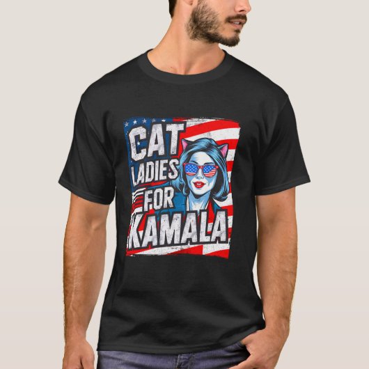 Kinderlose Frauen für Kamala Harris T-Shirt (Vorderseite)