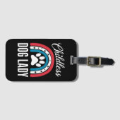 Kinderlose Hunde Lady Election 2024 Rainbow USA Gepäckanhänger (Vorderseite (Horizontal))