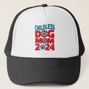 Kinderlose Hunde Mama Hunde Lady Voting Patriotic Truckerkappe