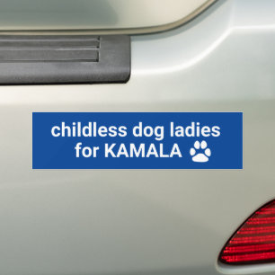 Kinderlose Hundedamen für Kamala-Hundeschlitten bl Autoaufkleber