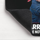 Kinderlose Hundefrau wählt Kamala 2024 Mousepad (Ecke)