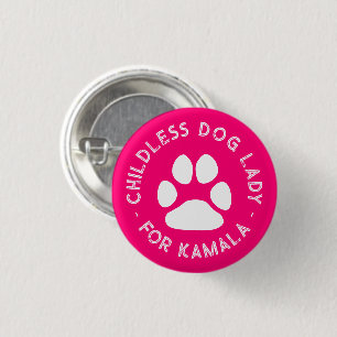 Kinderlose Hündin Lady für Kamala Hundepuppe pink Button
