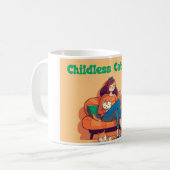 Kinderlose Katze für Harris/Walz Kaffeetasse (Vorderseite Links)