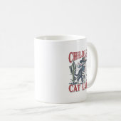 Kinderlose Katze für Kamala Kaffeetasse (VorderseiteRechts)