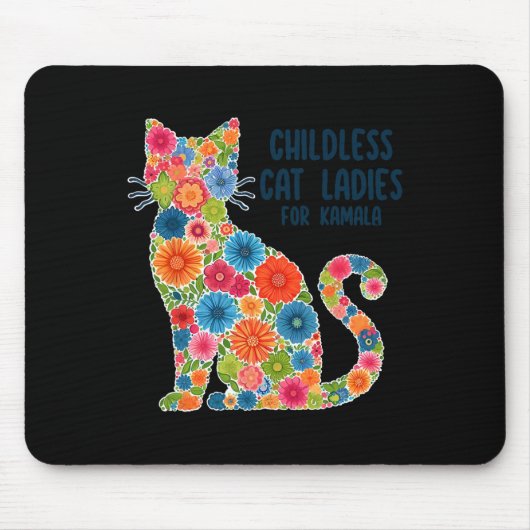 Kinderlose Katze für Kamala Mousepad (Vorne)