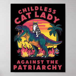 Kinderlose Katze gegen die Patriarchenkatze Ridi Poster