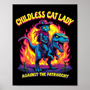 Kinderlose Katze gegen die Patriarchenkatze Ridi Poster