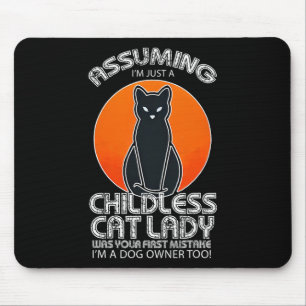 Kinderlose Katze, Hund- und Katzenbesitzer, Hallow Mousepad