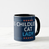 Kinderlose Katze Lady 2024 Anti JD Vance Tasse (VorderseiteRechts)